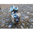 Anillo G.Styliano plata oro y  topacio azul - REF2190 Anillo G.Styliano plata oro y  topacio azul - REF2190
