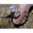 Anillo G.Styliano plata oro amatista cuarzo golden - ASP920 Anillo G.Styliano plata oro amatista cuarzo golden - ASP920