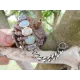 Pulsera G.Styliano plata oro berilos - PSP1322