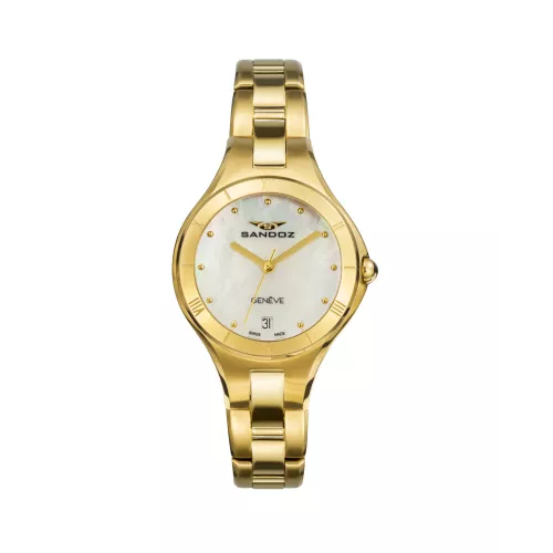 Reloj Sandoz ip chapado 50m  - 81370-97