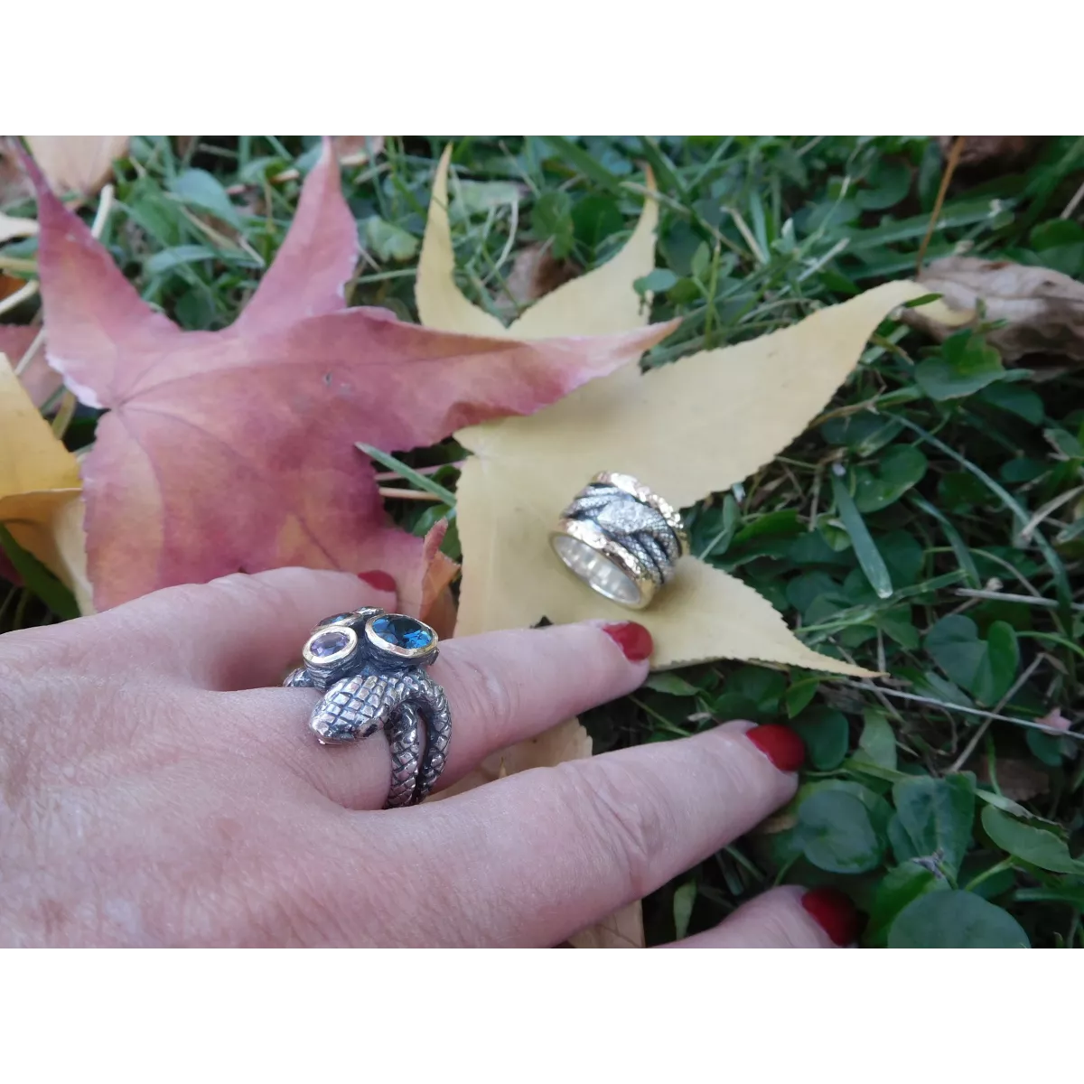 Anell G.Styliano plata or i topaç - ASP1628