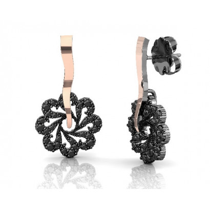 Arracades Bohemme plata or espineles - 7BHM168E