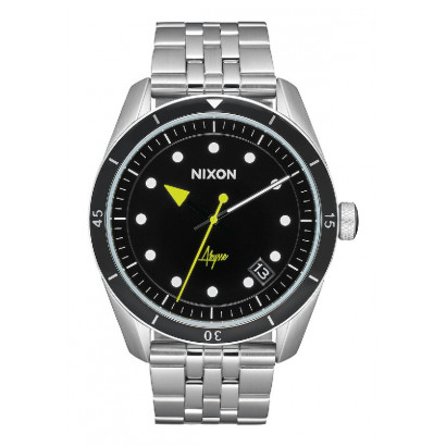 Reloj nixon bullet 42mm esfera negra cadena - A12372971