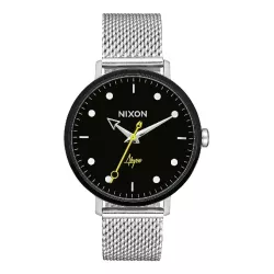Reloj nixon arrow 38mm esfera negra cadena  - A12382971