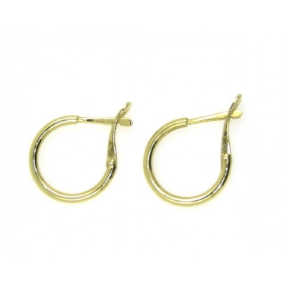 Arracades or groc 18kts 15mm de diametre