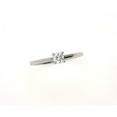 Anell or blanc 18klts 1 brillant 0.20k - 415512M