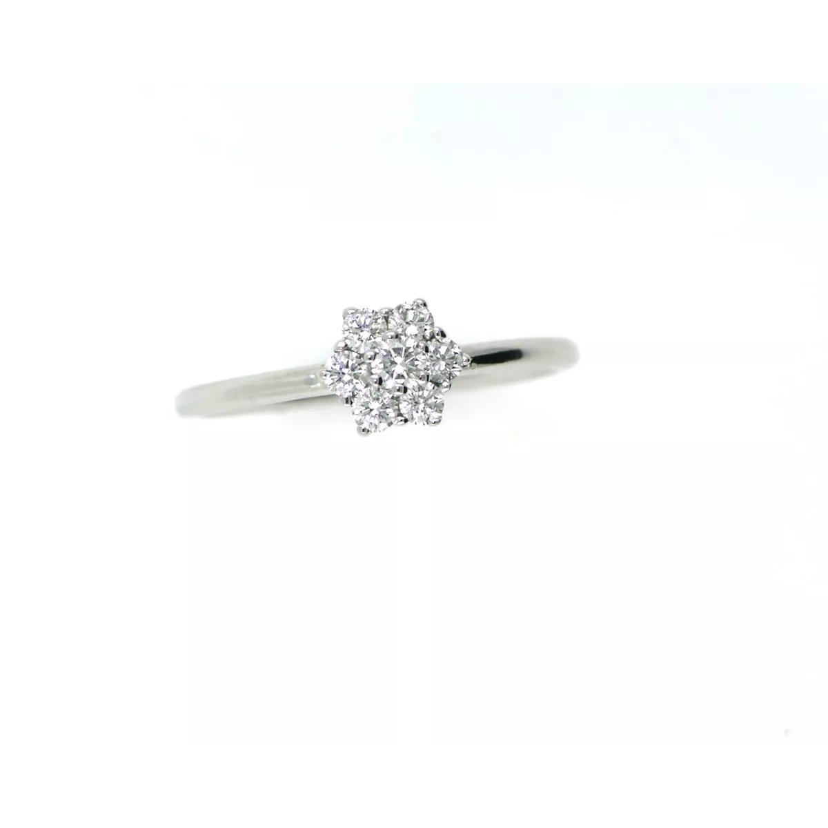 Anillo oro blanco 18kltes brillante - V.2925/S