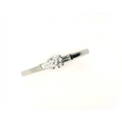 Anell or blanc 0,17k brillant - V-3267/S/P