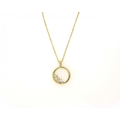 Penjoll or groc 0,04k brillants - V-2760/CL/G