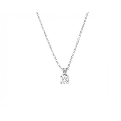 Penjoll or blanc 0,32k+0,04k brillants - V-3091/CL/27