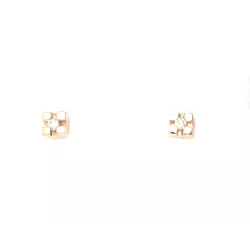 Arracades naixement or groc 18k 2bri.rosca - GBB1014PG