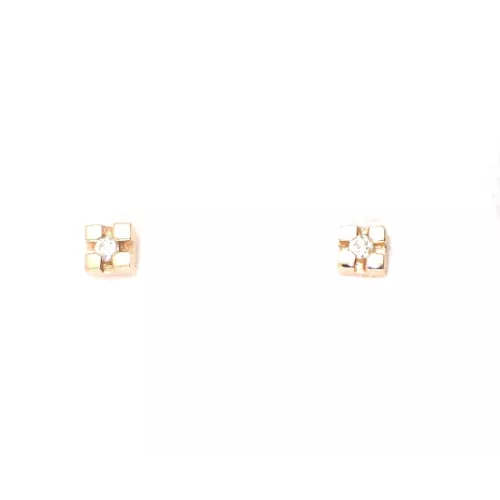 Arracades naixement or groc 18k 2bri.rosca - GBB1014PG