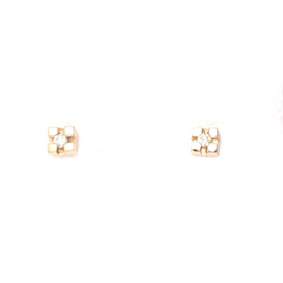 Arracades naixement or groc 18k 2bri.rosca - GBB1014PG