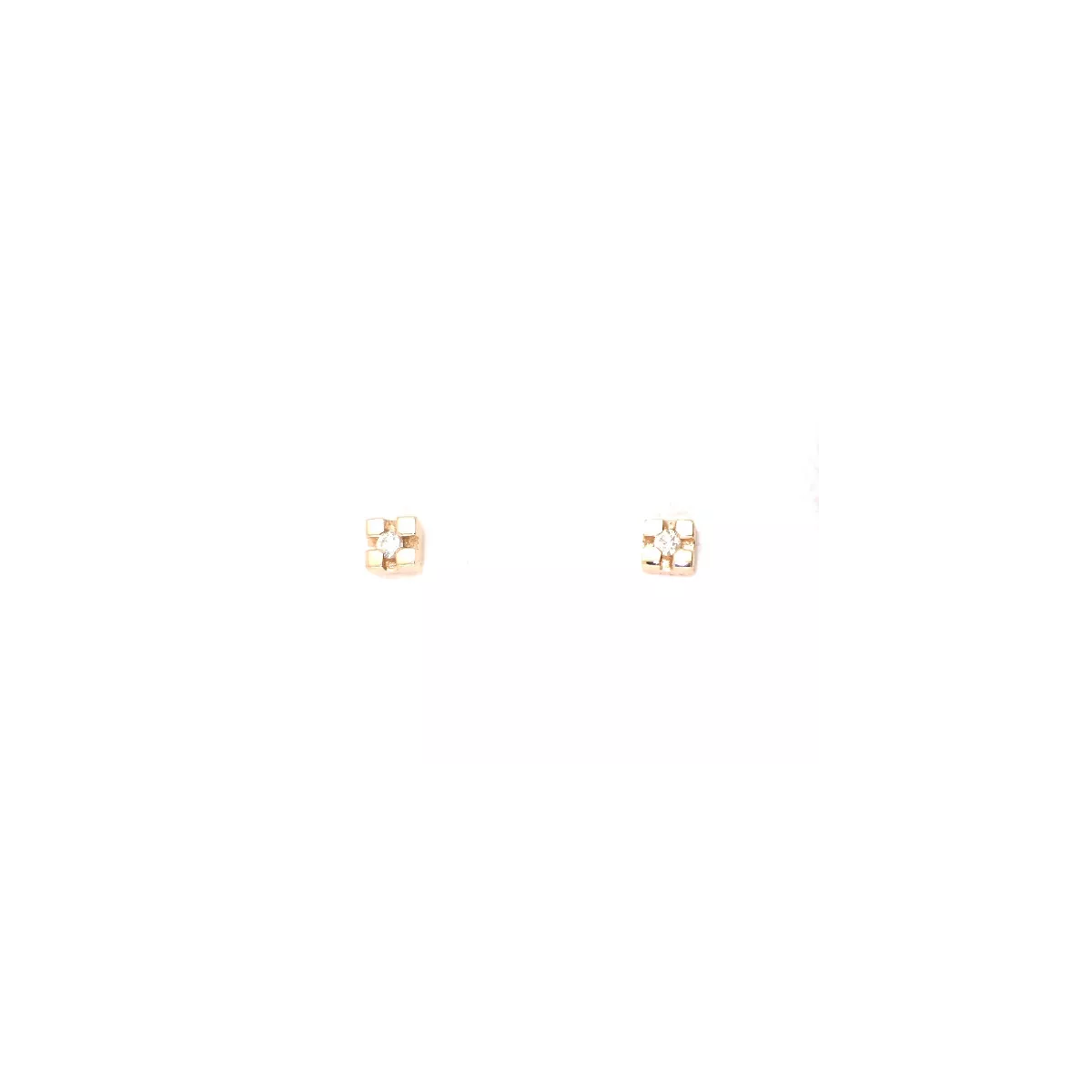 Arracades naixement or groc 18k 2bri.rosca - GBB1014PG