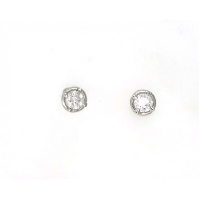 Arracades or blanc boto brill-0.33k - V-2791/P/17