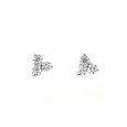 Arracades or blanc 18klts 6 brill-0.36k - V-3201/P/G Arracades or blanc 18klts 6 brill-0.36k - V-3201/P/G