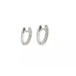 Pendientes oro blanco brillantes 0,136k - BR2203-1PB