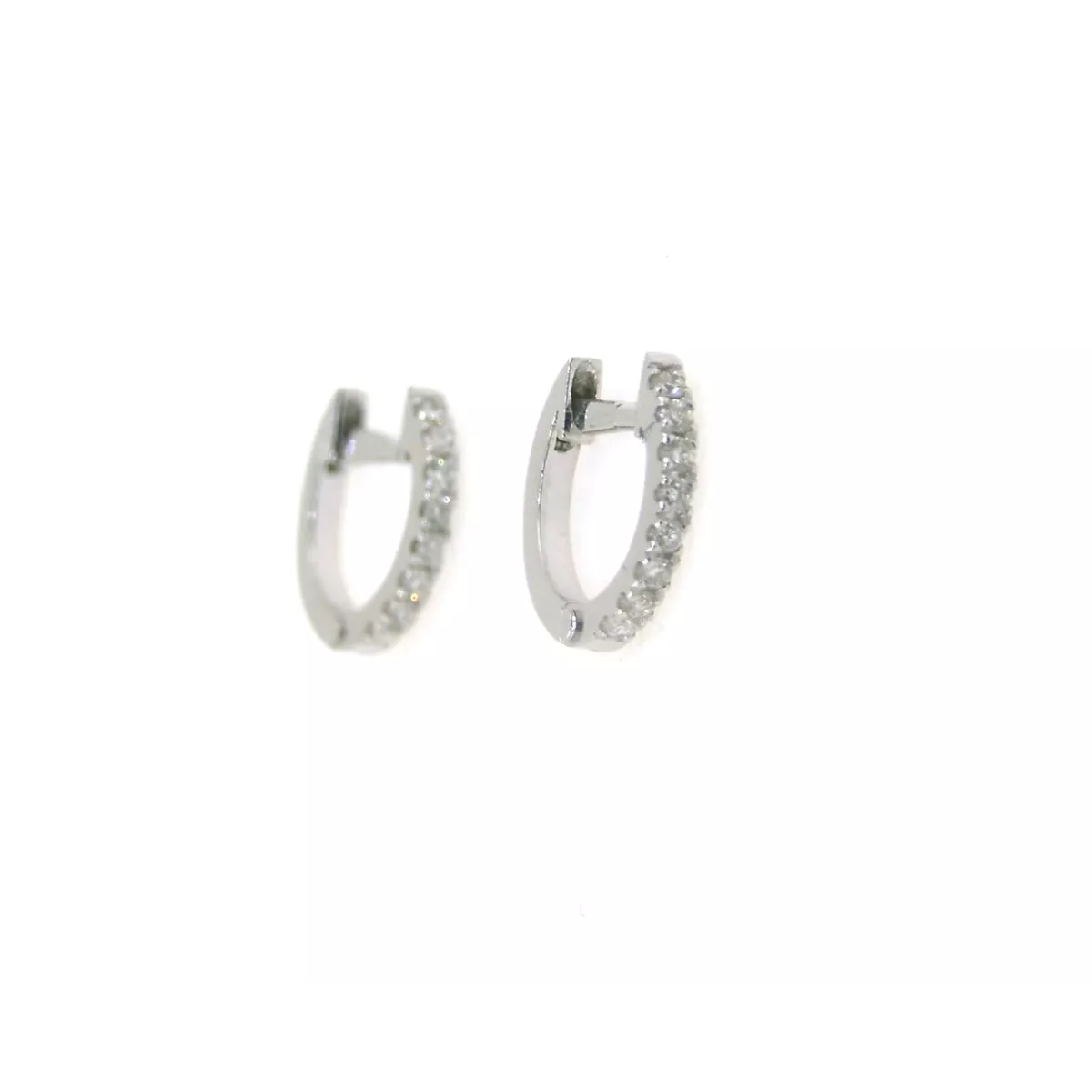 Pendientes oro blanco brillantes 0,136k - BR2203-1PB