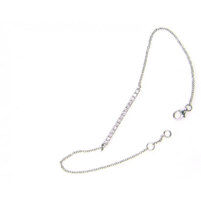 Polsera or blanc brillants 0.28k - V-2565/PU