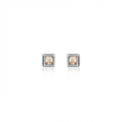 Arracades mini Sunfield plata zircon - PE062413