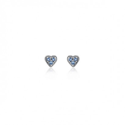 Arracades mini Sunfield plata zircon - PE062415