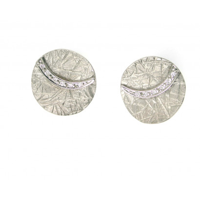 Arracades or blanc 18k brill-0.11k - M51339 ESPECIAL