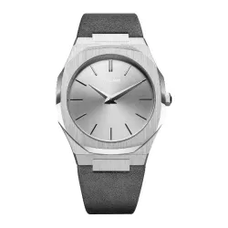 Reloj d1 milano 38mm ultra thin esfera plata - A-UTL01