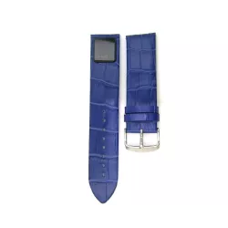 Correa tecnologica azul piel 22mm - BL22SCT17010