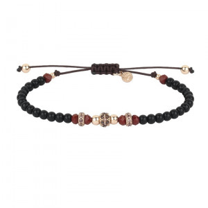 Pulsera Sunfield plata rose hematites - PU062122