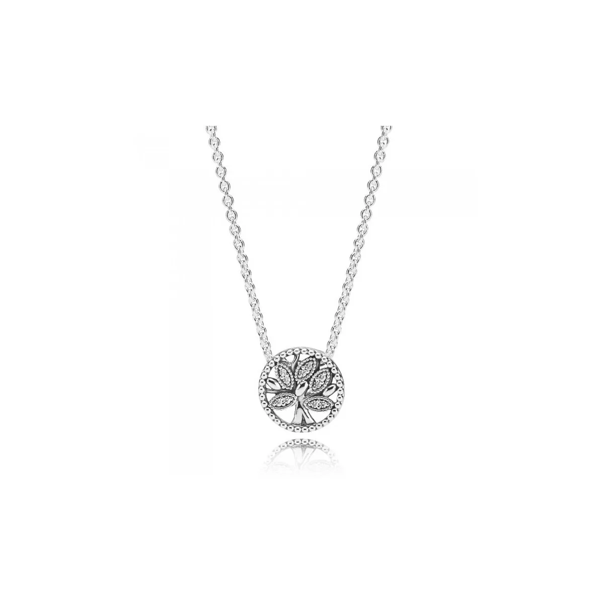 Collar Pandora plata zircon - 397780CZ