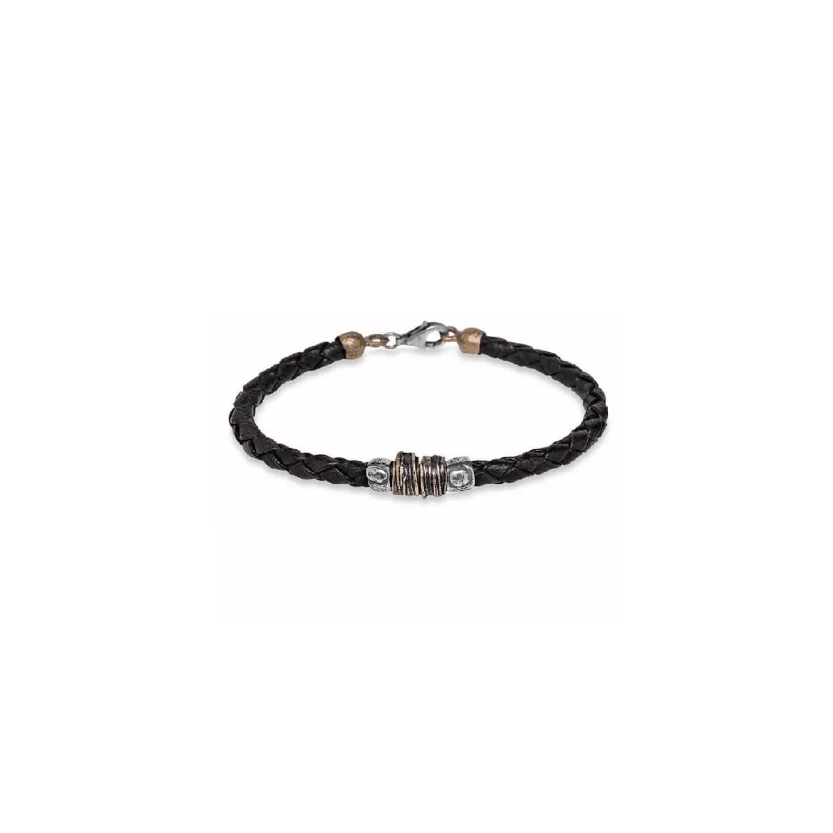 Pulsera Platadepalo plata bronce - MB4L