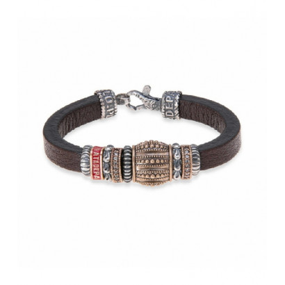 Polsera Platadepalo plata bronze cuir - WB197X T/19