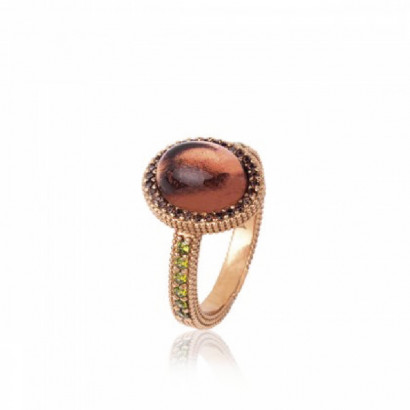 Anell Sunfield plata rose turmalina rosa - AN062464/2/26