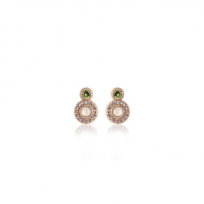 Arracades Sunfield plata rose quars rosa - PE062460/2/15