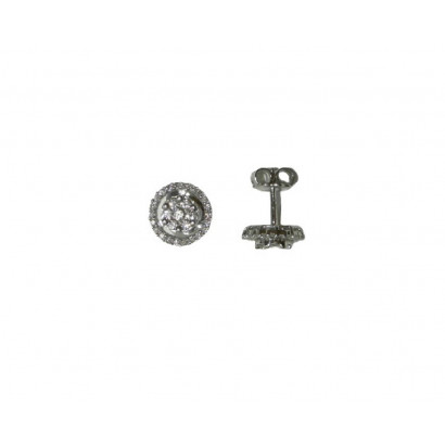 Arracades or blanc i brillants 0.77k - E2528MW001