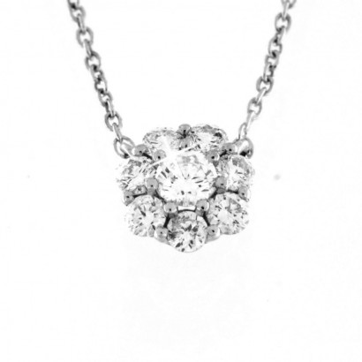 Penjoll or blanc i brillants roseto - P4644MW0