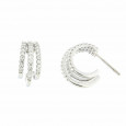 Arracades or blanc brillants tipo criolles - E4881MW0 Arracades or blanc brillants tipo criolles - E4881MW0