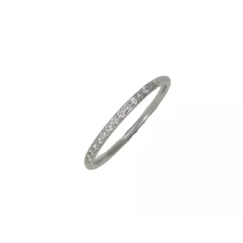 Anillo oro blanco brillantes 0,10k - BS3P