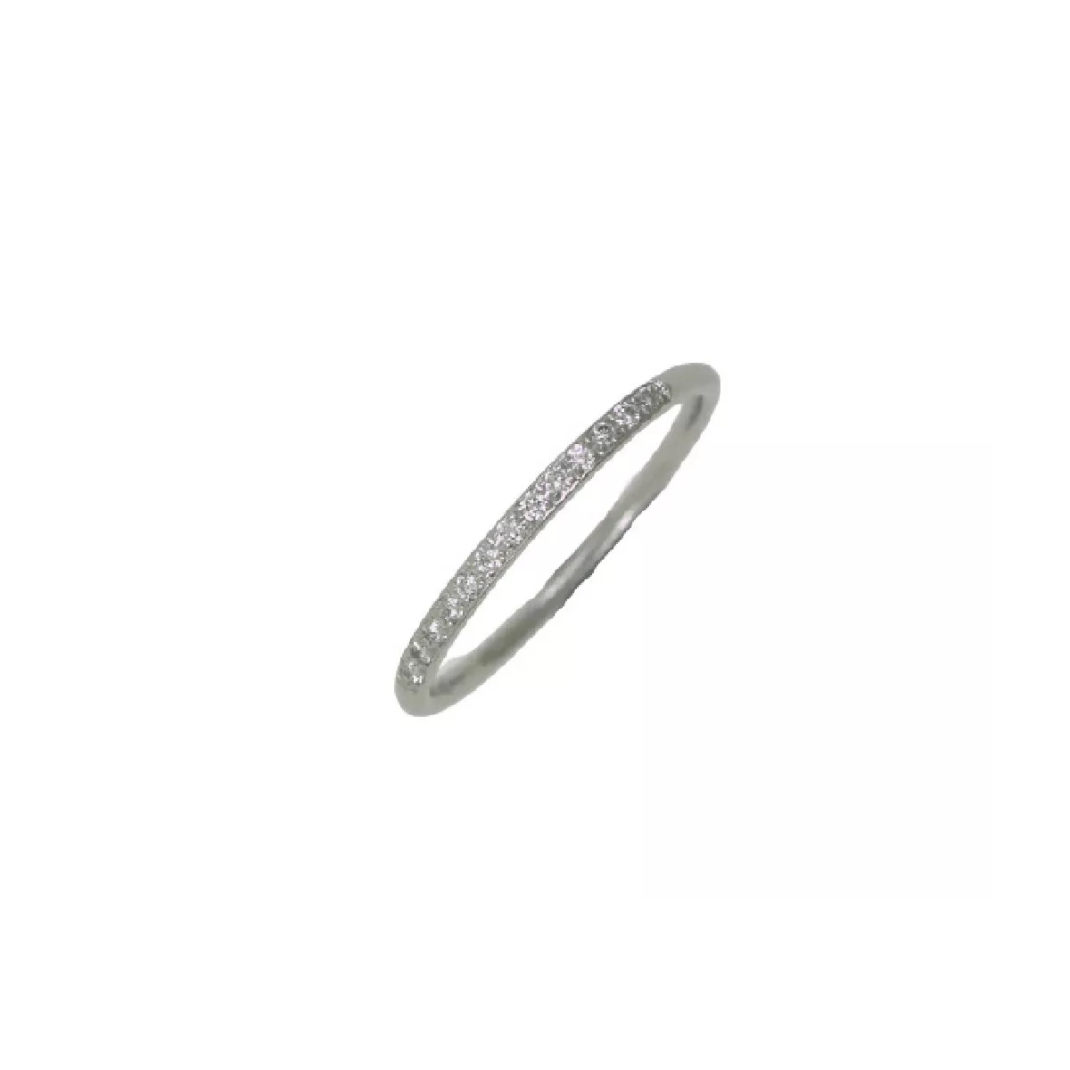 Anillo oro blanco brillantes 0,10k - BS3P