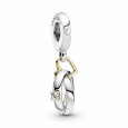 Charm Pandora plata oro circon  - 799319C01 Charm Pandora plata oro circon  - 799319C01