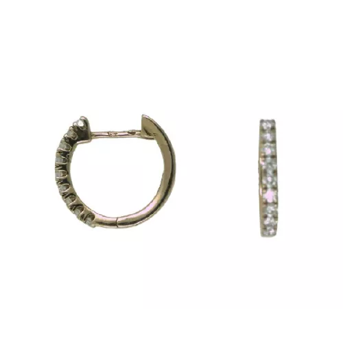 Arracades or rosa brillants 0,40k - R34