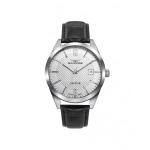 Reloj Sandoz acero correa piel - 81515-05