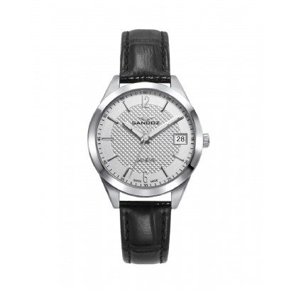 Reloj Sandoz acero correa piel - 81378-05