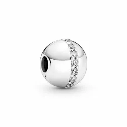 Clip Pandora plata zircon - 799403C01