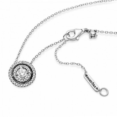 Collar Pandora plata zircon - 399414C01-45