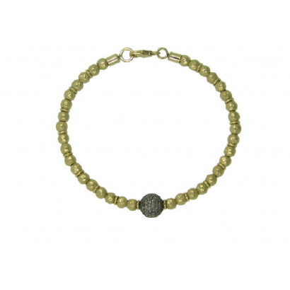Polsera or groc brillants brown - PU-40460