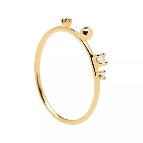 Anell Pdpaola Lessentiel Kaya plata bany or 18k - AN01-127