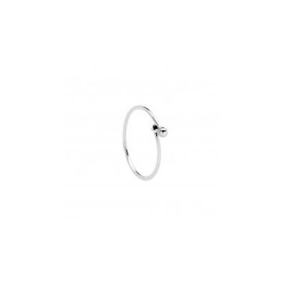 Anillo Pdpaola Essentiel Black essentia plata - AN02-132