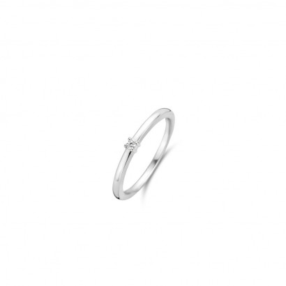 Anillo Ti sento plata circon - 12210ZI