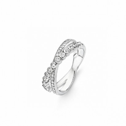 Anillo plata circon - 12021ZI